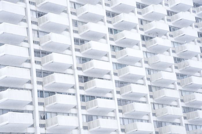 Fachada de un edificio de viviendas